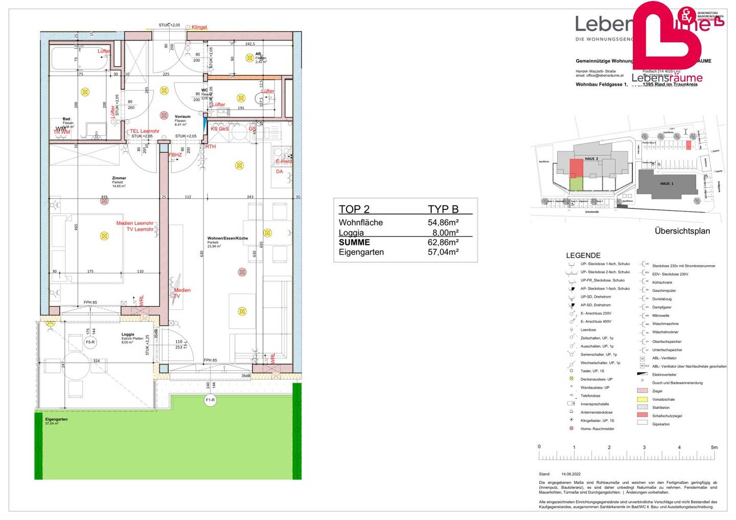 GARTENWOHNUNG in Ried im Traunkreis,  jetzt preisreduziert - Neubau/Erstbezug *TOP2*