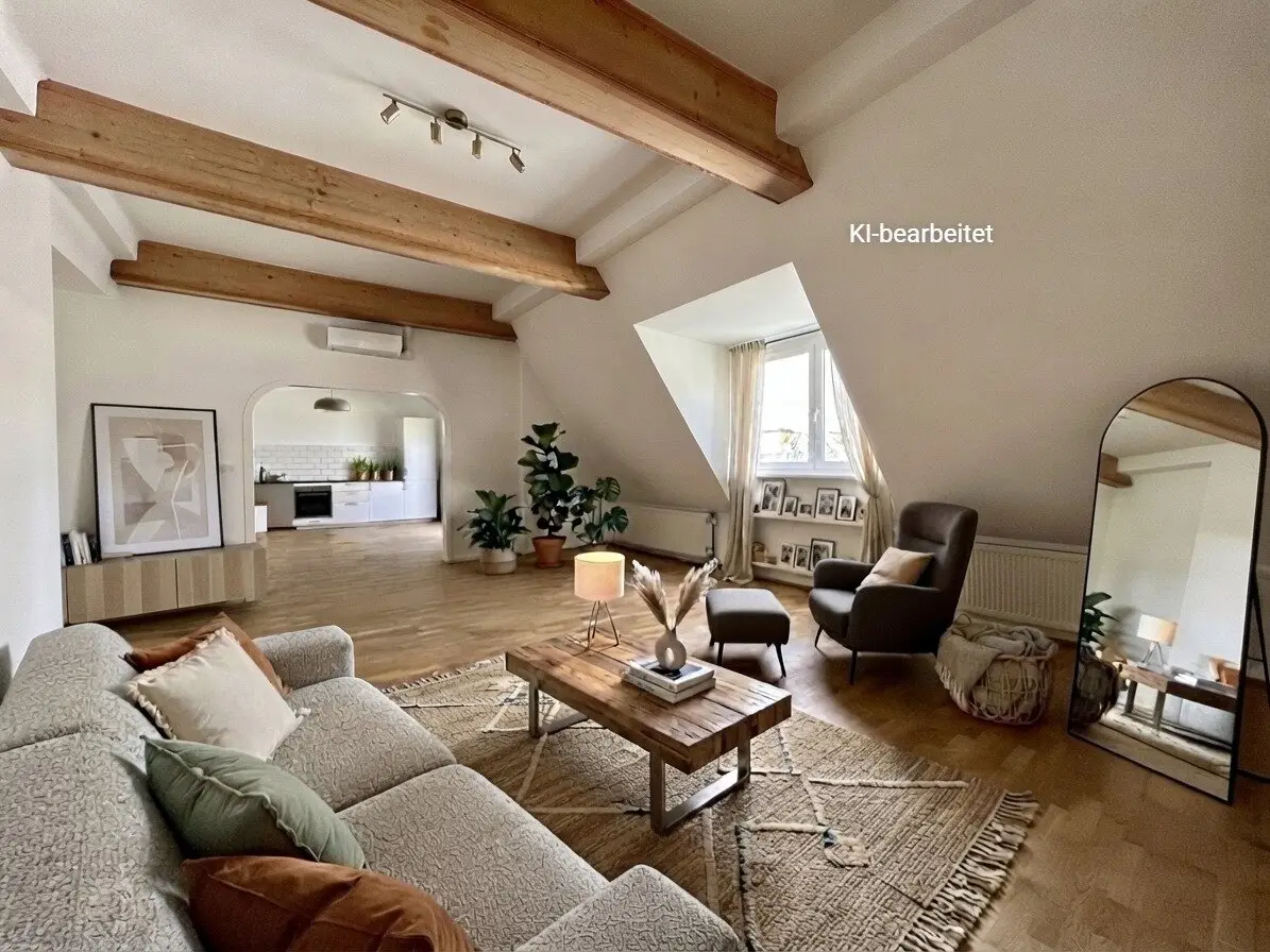 1080! Wohnen über den Dächern der Josefstadt: Großzügiges 5-Zimmer-DG mit Balkon in Toplage des 8. Bezirks!