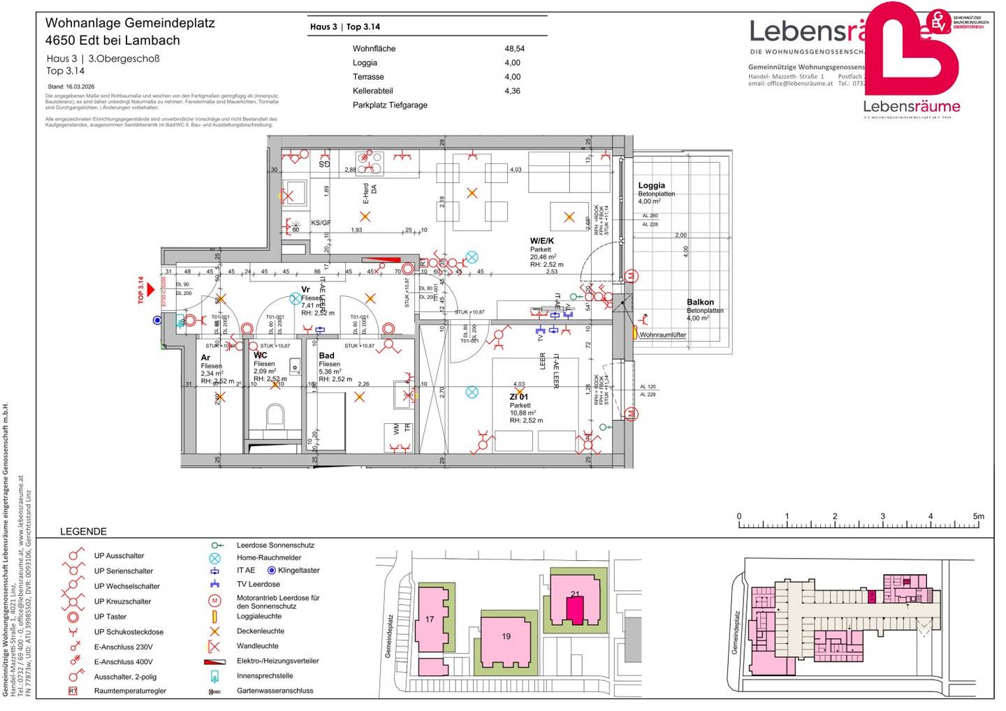 EDT bei Lambach - Neubauprojekt "Wohnquartier" 46 geförderte Mietwohnungen