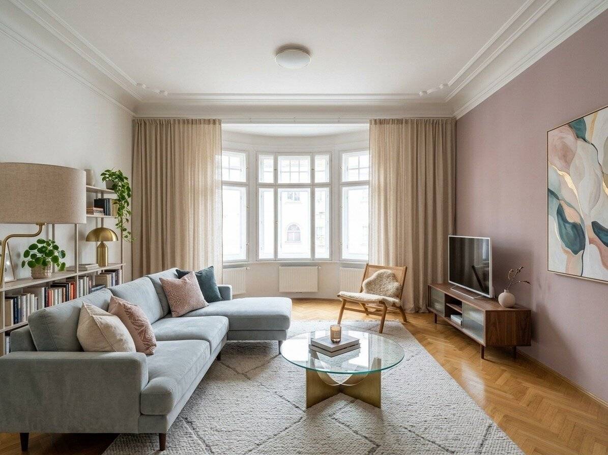 ERSTBEZUG NACH GENERALSANIERUNG! Schöne 5-Zimmer Altbauwohnung mit S/W-Balkon nahe Rochusmarkt, 1030!