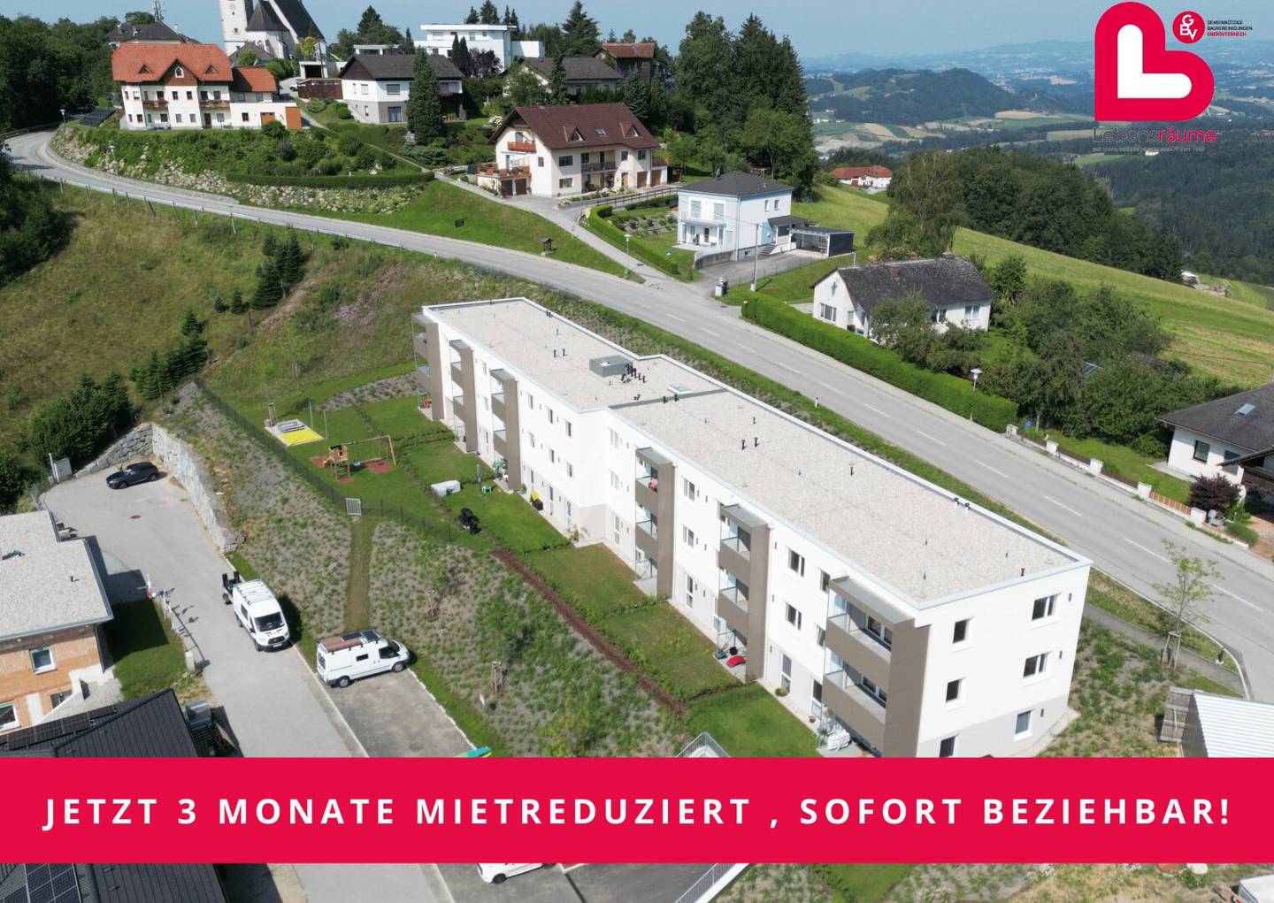 ALLERHEILIGEN im Mühlkreis - 3-Zimmer-Wohnung im Neubau! 3 Monate mietreduziert Wohnen + 300 € Einrichtungsgutschein *Top 9*