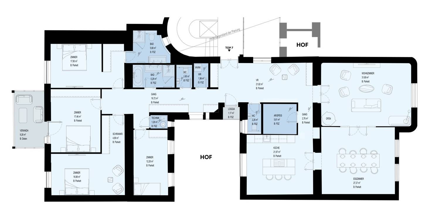 1040! ERSTBEZUG - Sanierung läuft: "6 ZIMMER & 2 BÄDER & BALKON ab Oktober 26 - Altbaujuwel in der Taubstummengasse"