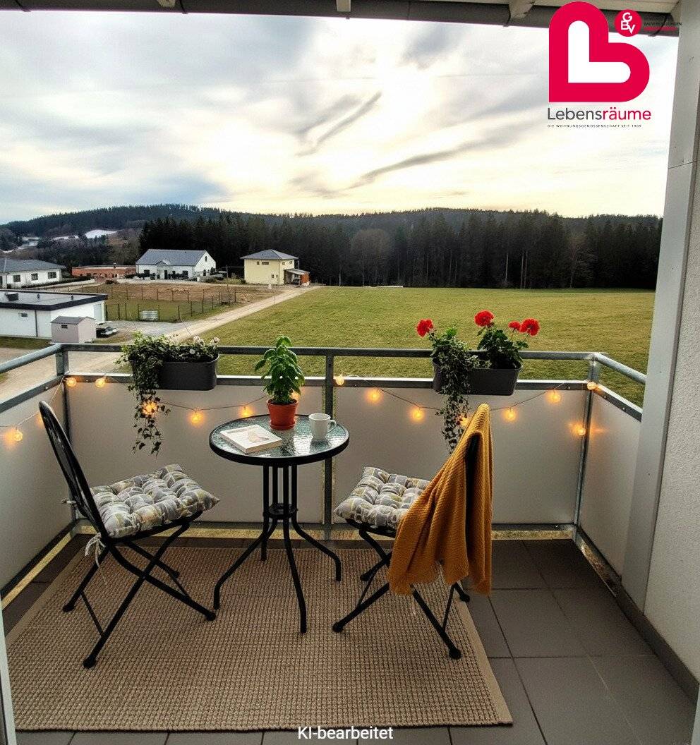 Helle 3-Zimmer Wohnung mit sonniger Loggia und herrlichem Ausblick
