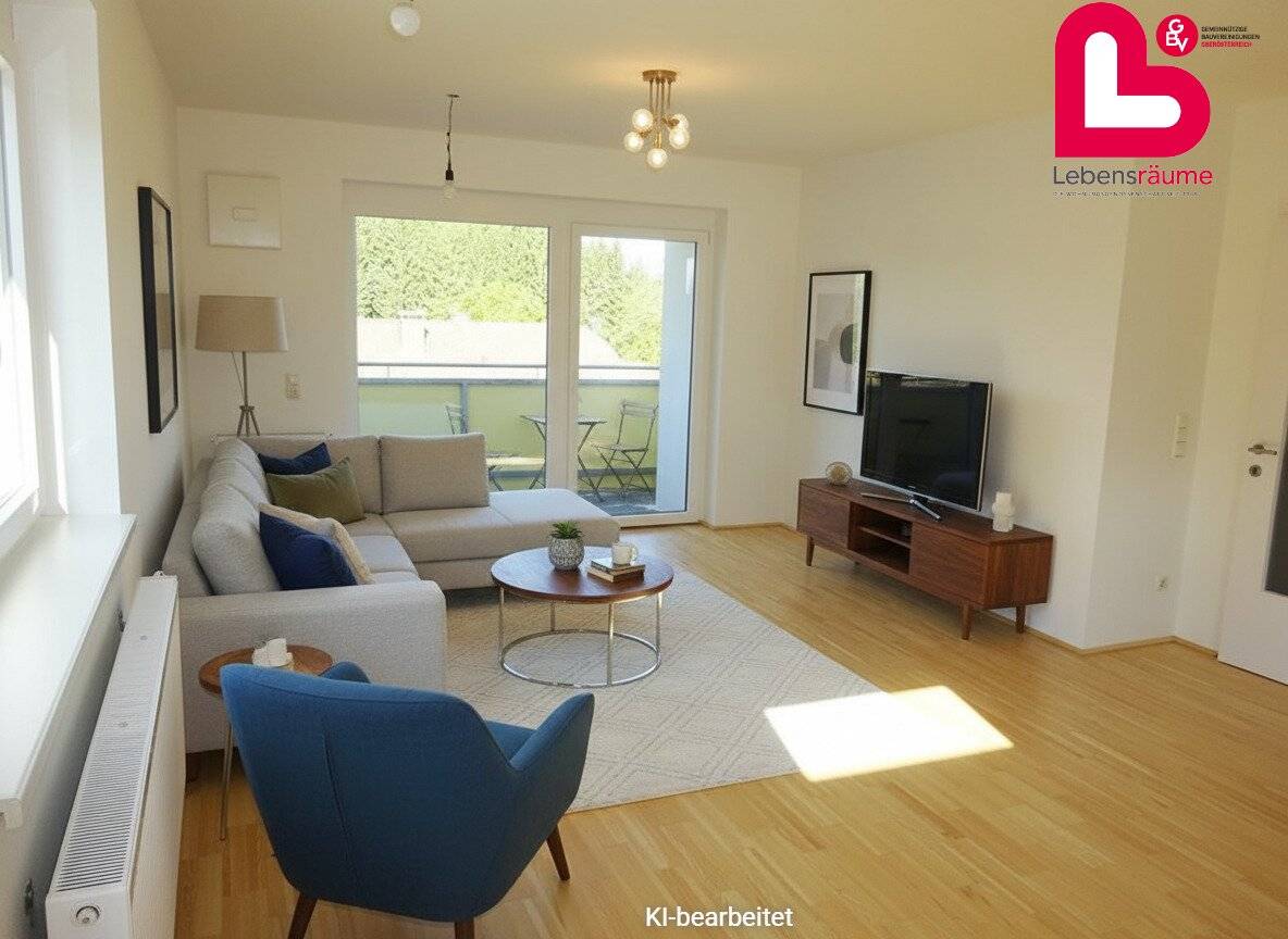 Wohnung mit herrlichem Ausblick- Küche gegen Ablöse