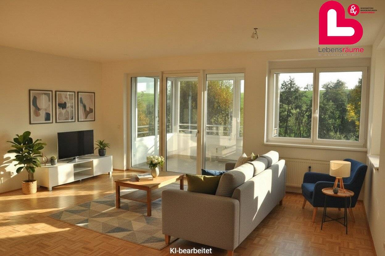 Helle 3-Zimmer Wohnung in Auberg