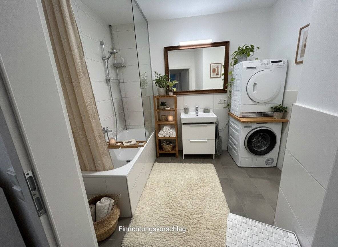 Moderne 2-Zimmerwohnung mit Loggia im Erdgeschoss