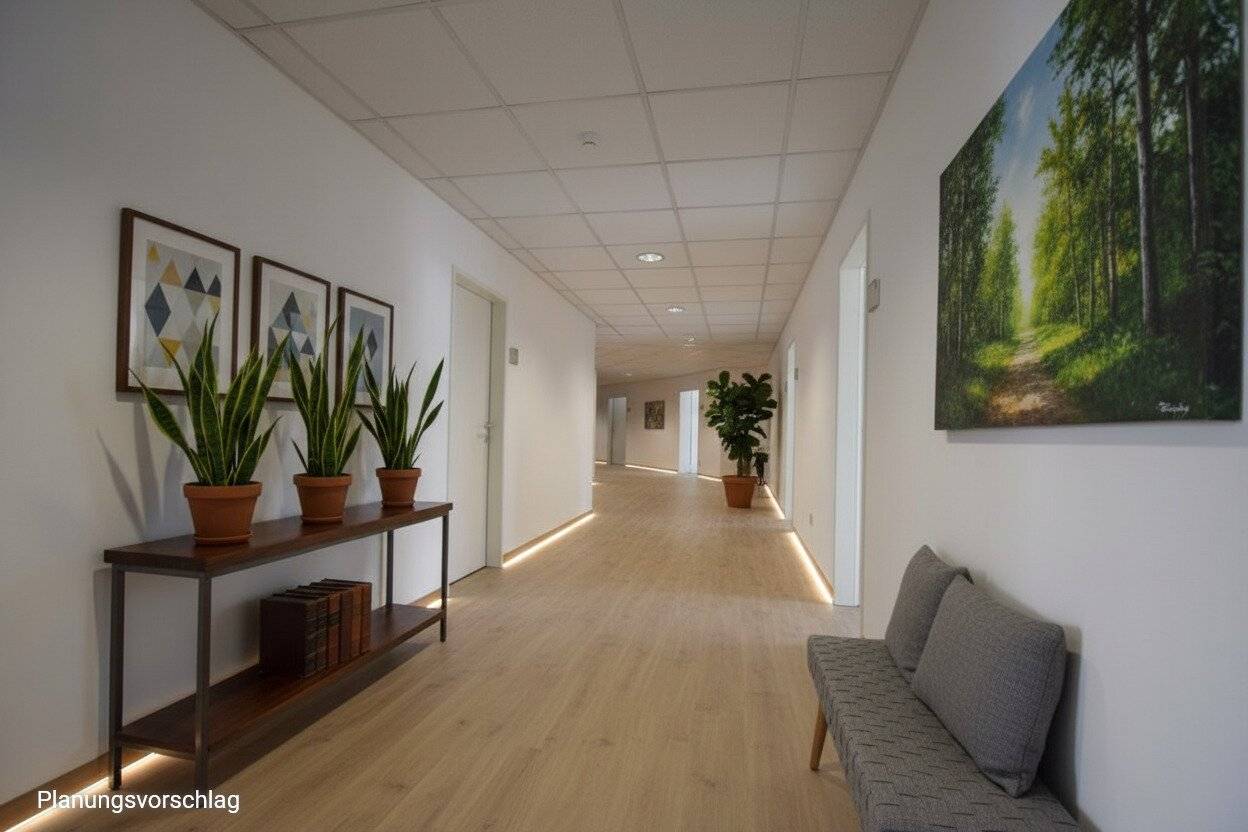 Großzügige BÜROFLÄCHE in bester Lage in URFAHR - EG + 1.OG