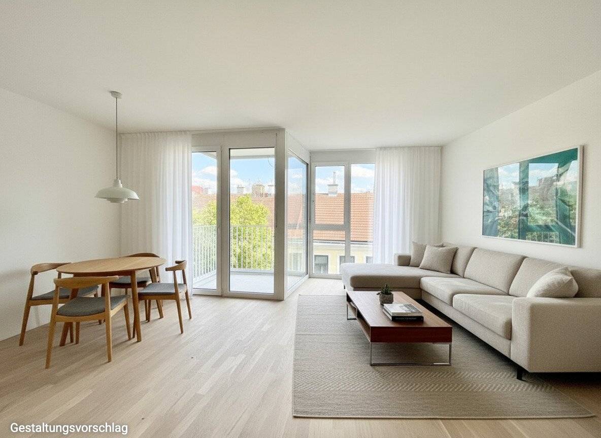 SMART INVEST NEAR CEU: First occupancy - 2 rooms - approx. 37 m² living area - Kitchen included - Balcony
