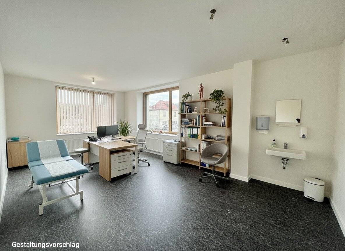 Attraktive, moderne Praxis- oder Bürofläche in revitalisiertem Gebäude – barrierefrei & zentral in Maria Anzbach – ca. 85 m² - 2 Zimmer + Empfang