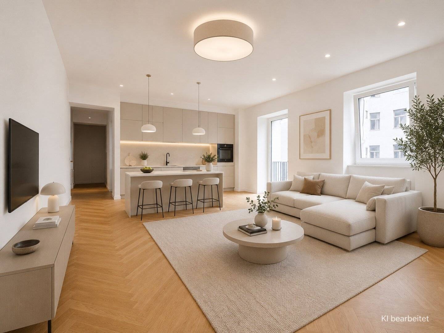 ERSTBEZUG 3-Zimmer Altbauwohnung, 62,20m² Wohnfläche - mit 32,60m² Terrasse