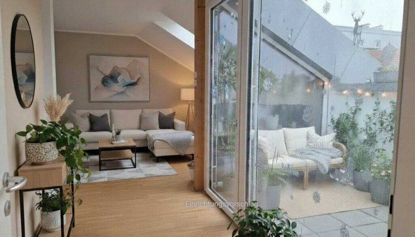 Urbanes Wohnen - 2 Zimmerwohnung mit TERRASSE und NEUER KÜCHE