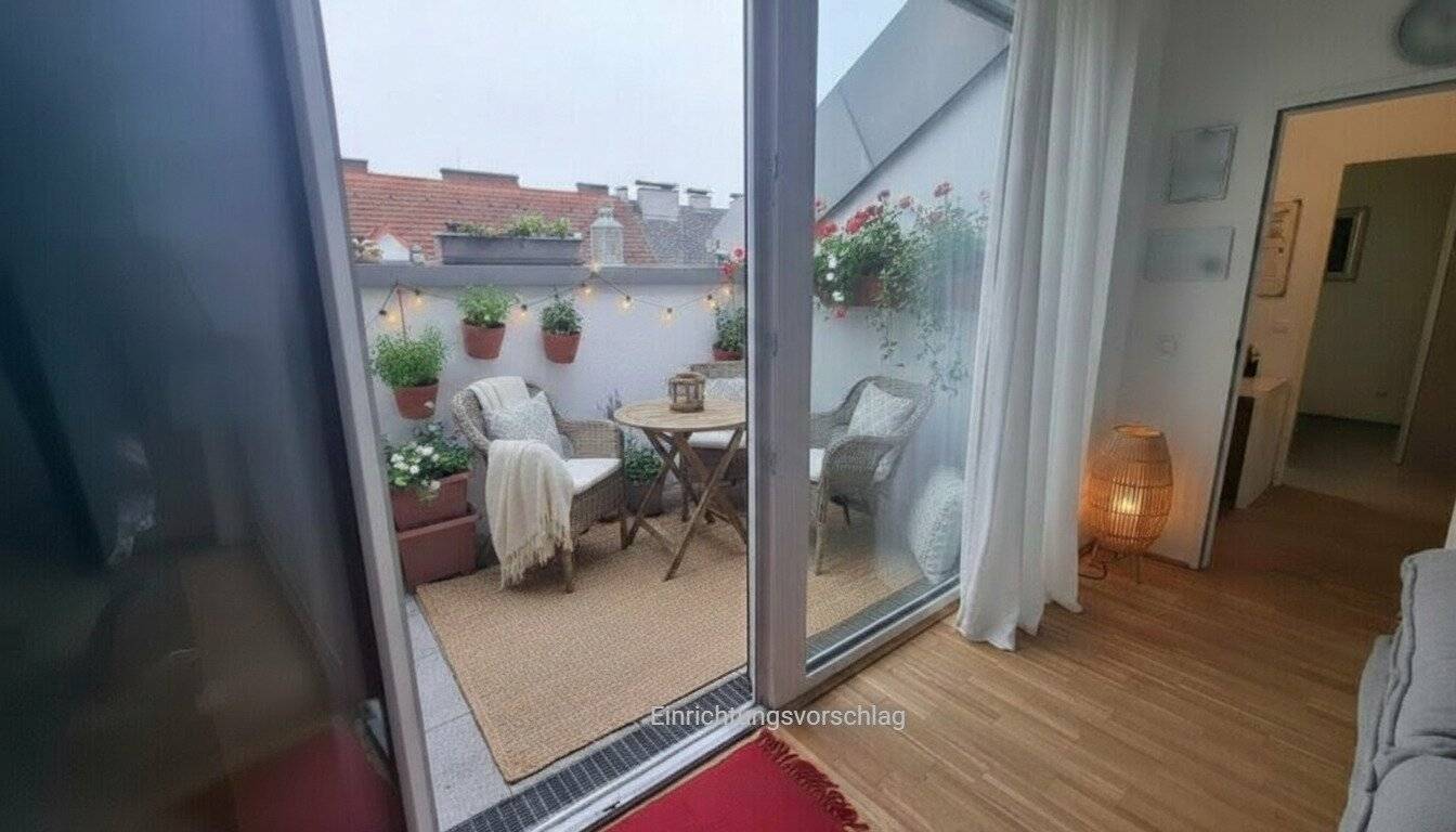 Urbanes Wohnen - 2 Zimmerwohnung mit TERRASSE und NEUER KÜCHE