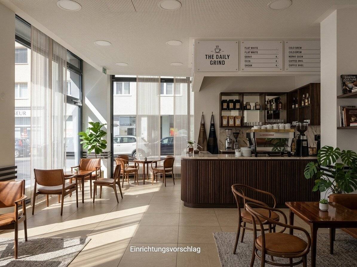 Gut gelegenes GESCHÄFTSLOKAL! Ideal für die Verwirklichung eines Coffeeshops! NUTZEN SIE JETZT DIE CHANCE!