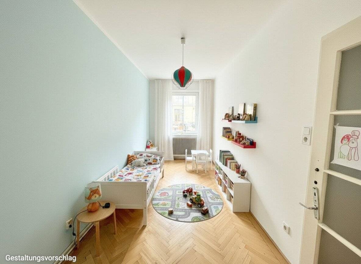 Vorstadtidylle in Ober St. Veit – Erdgeschosswohnung mit Grünblick und Entwicklungsspielraum