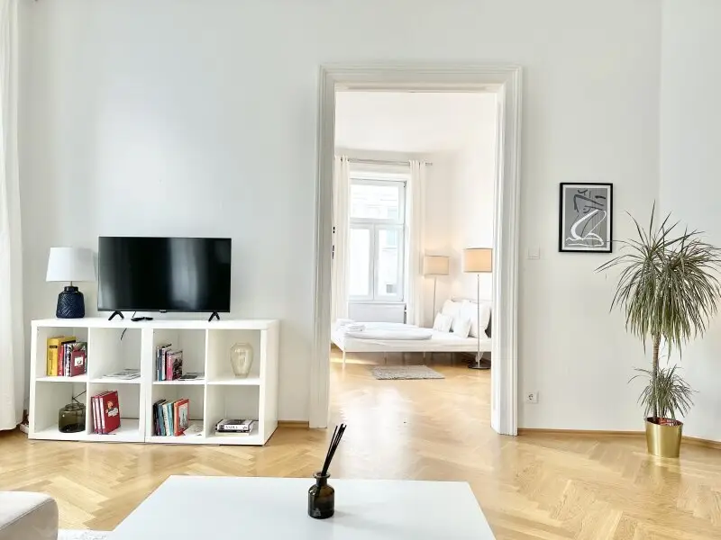 Wiener Altbauflair auf ca. 95 m² – 3 Zimmer mit Flügeltüren und Fischgrätparkett