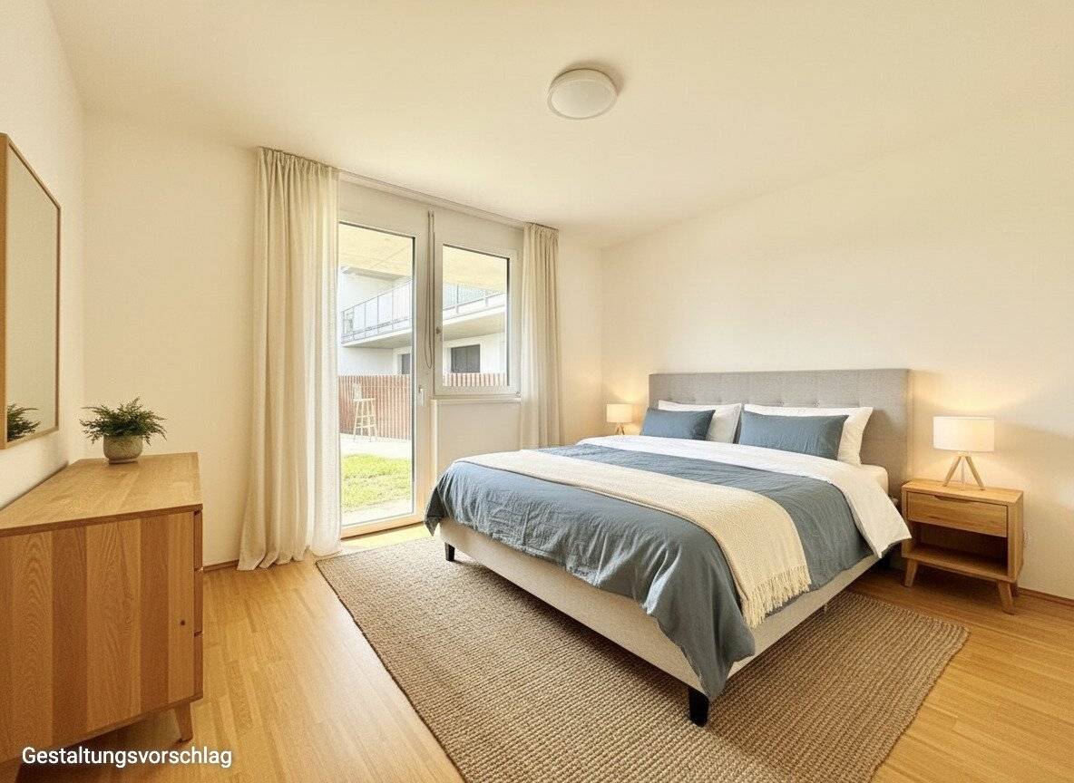 Wohnen im Grünen mit Stadtnähe – elegante Gartenwohnung in Leobersdorf