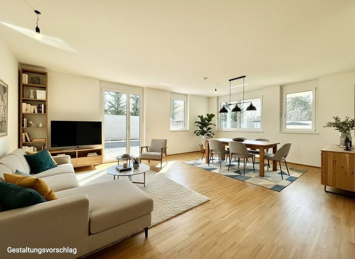Wohnen im Grünen mit Stadtnähe – elegante Gartenwohnung in Leobersdorf