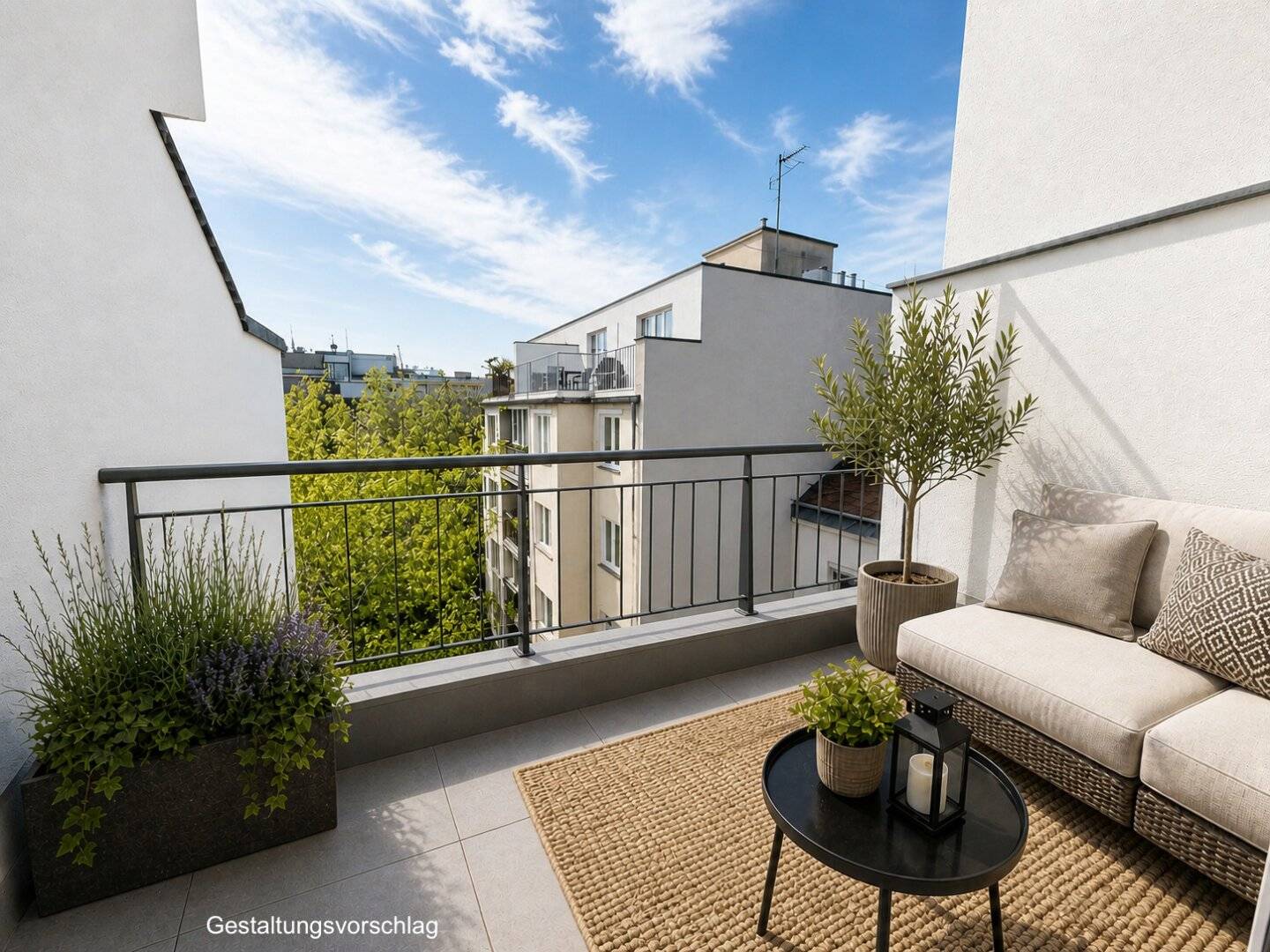 Moderne 3-Zi-DG-Wohnung mit Terrasse, 2 Bädern, U-Bahn-Nähe in 1170 Wien