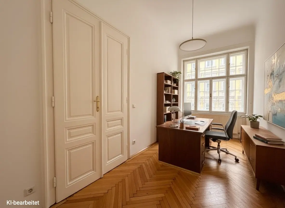 NAHE ROCHUSMARKT - Stilaltbau - ca. 103 m² WFL - 4 Zimmer - BALKONZUBAU MÖGLICH