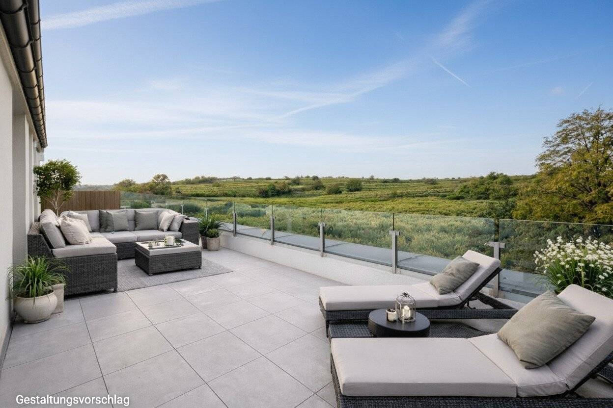 Eigentum ohne sofortigen Kauf – seltene Mietkaufchance | ca. 127 m² GWNFL | ca. 80 m² Terrasse | Erstbezug | 4 Zimmer | Ruhelage