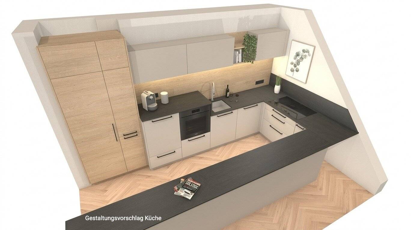 EINZIGARTIGES WOHNERLEBNIS ÜBER DEN DÄCHERN – 360°-Dachterrasse mit Wienerwald-Blick | Erstbezug | ca. 85 m² | 3 Zimmer