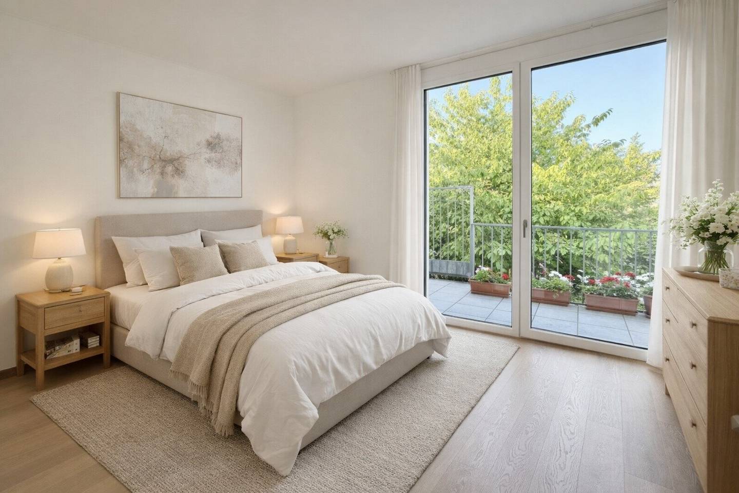 BLICK INS GRÜNE - 3-Zimmer Dachgeschoss Wohnung - Erstbezug - BJ 2025 - Eigener Dachgarten - Balkon