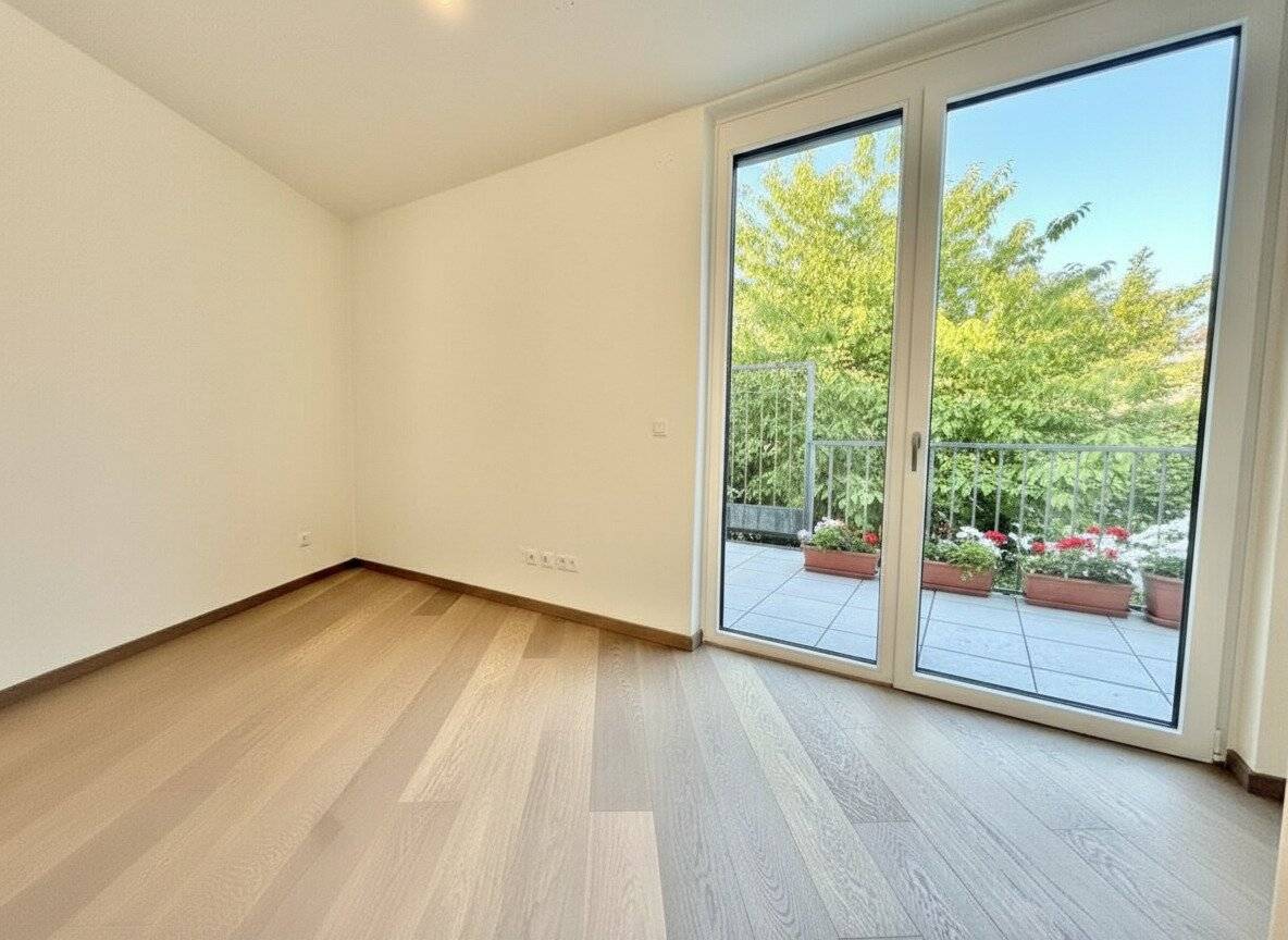 BLICK INS GRÜNE - 3-Zimmer Dachgeschoss Wohnung - Erstbezug - BJ 2025 - Eigener Dachgarten - Balkon