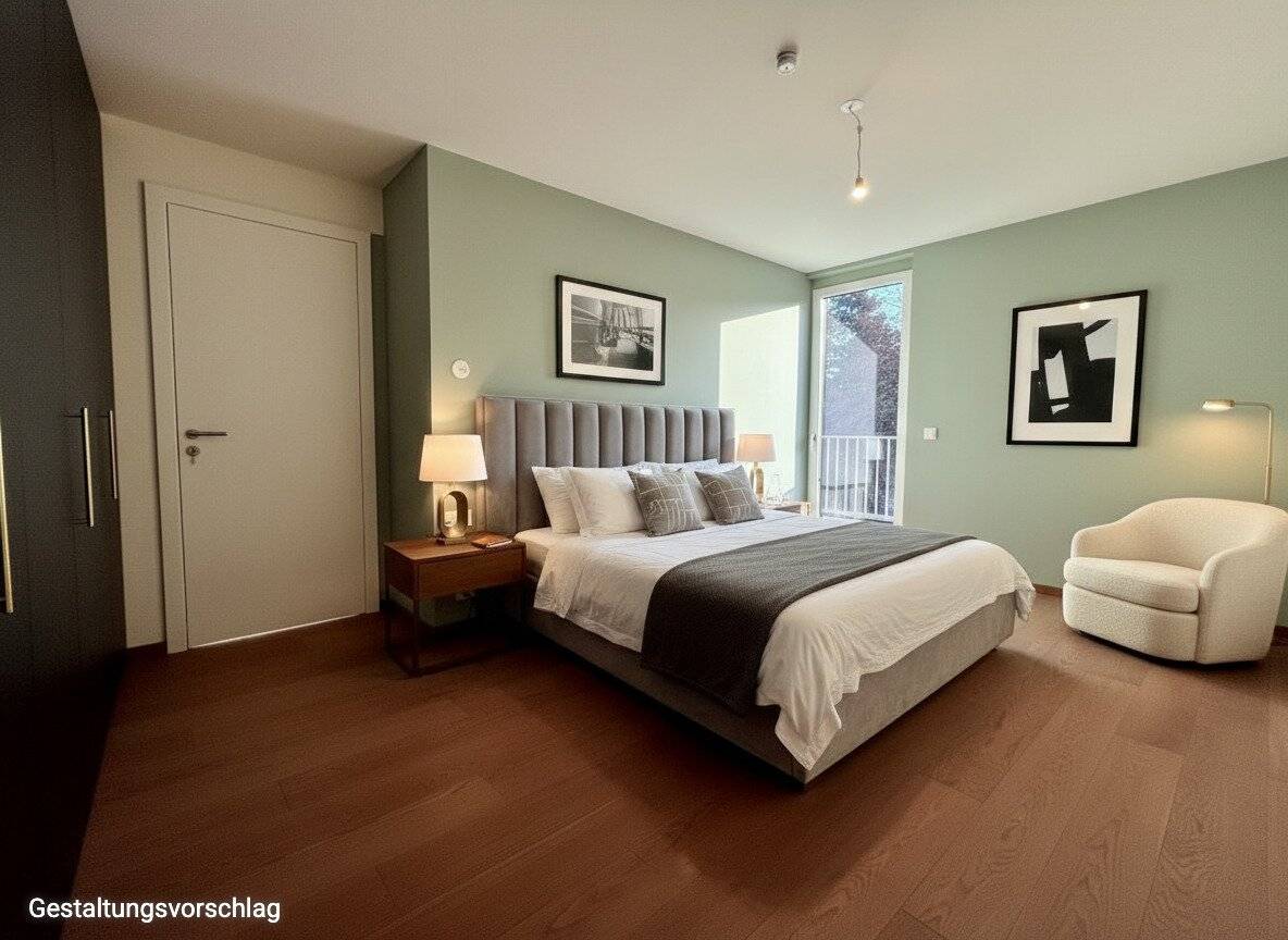 2-Zimmer-Erstbezug mit Fernblick, Fußbodenheizung & Tiefgarage (optional)
