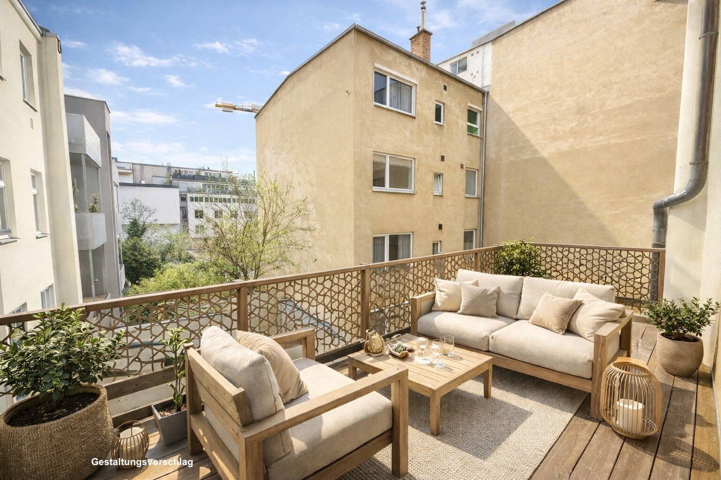 Start your residential project – 4 rooms with balcony in absolute top location
