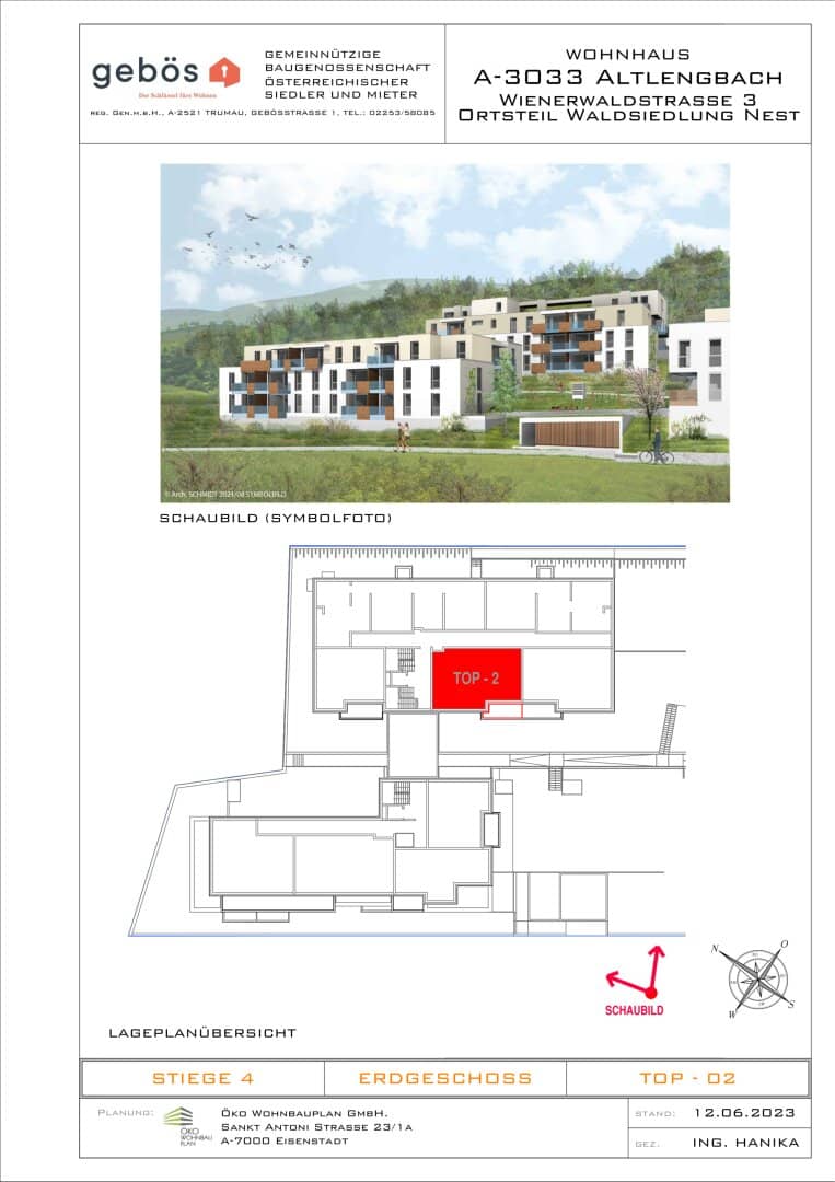 ERSTBEZUG: moderne Wohnung mit überdachten Freiraum