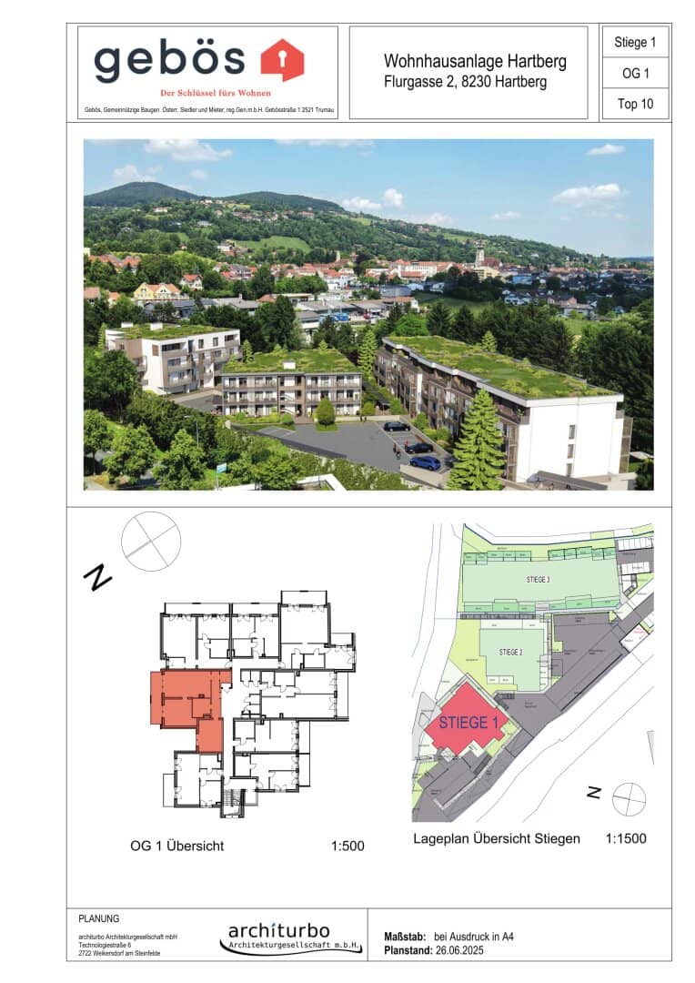 Große, moderne Seniorenwohnung in Hartberg
