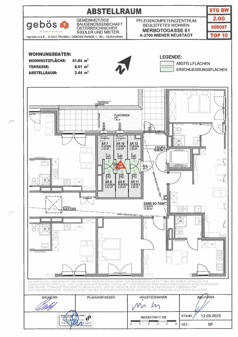 Charmante Erstbezugswohnung mit Dachterrasse