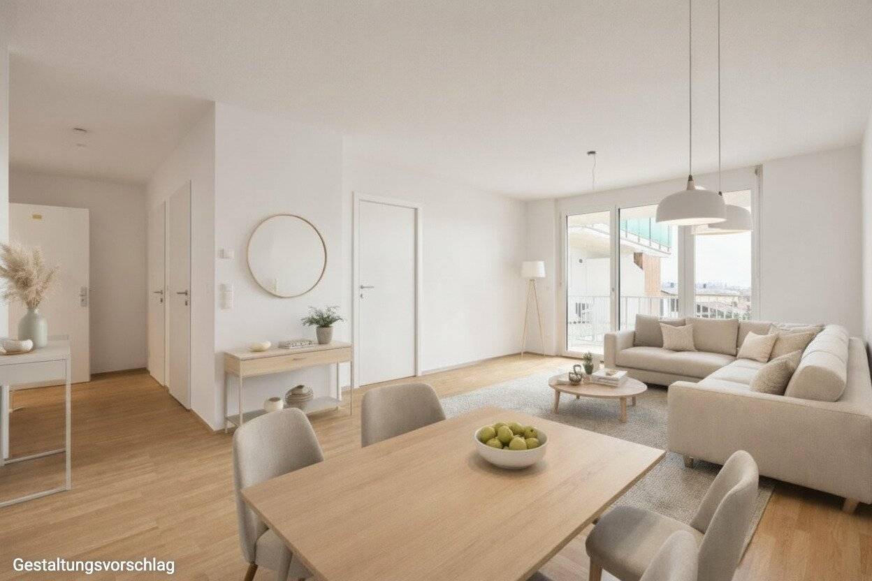 Moderne 2-Zimmer-Wohnung mit Balkon und Grünblick in Leobersdorf – stilvoll wohnen mit Komfort und Lebensqualität