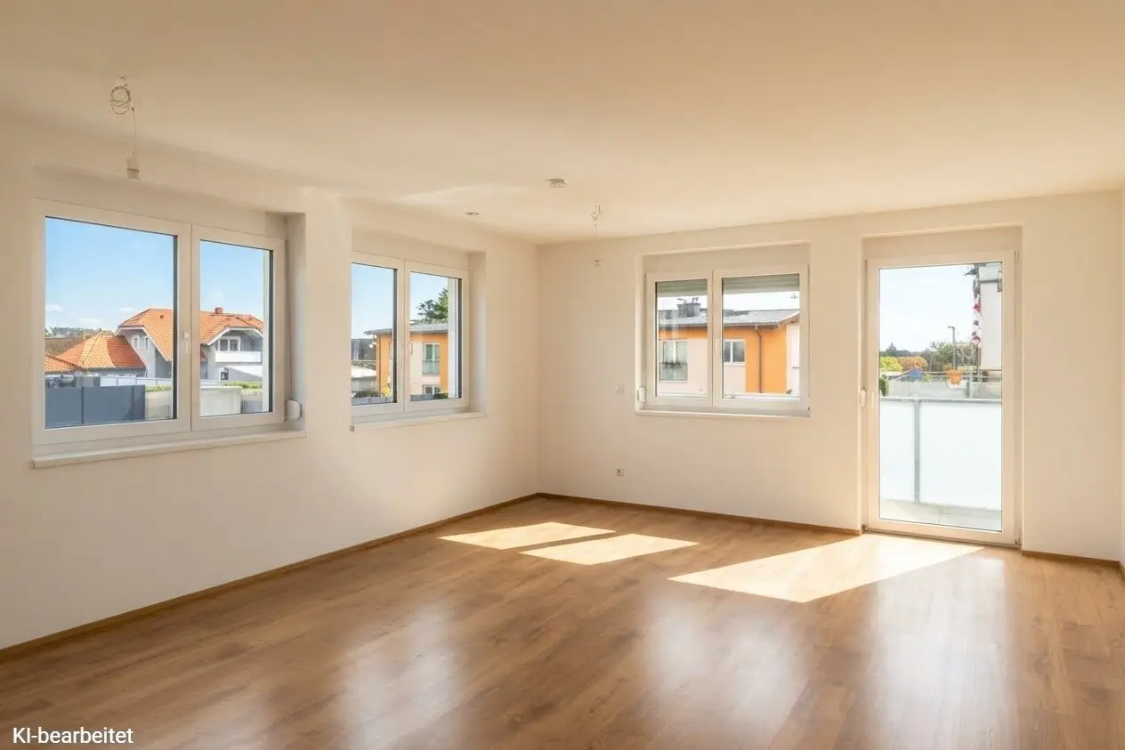 Moderne geförderte Wohnung mit ostseitigen Balkon