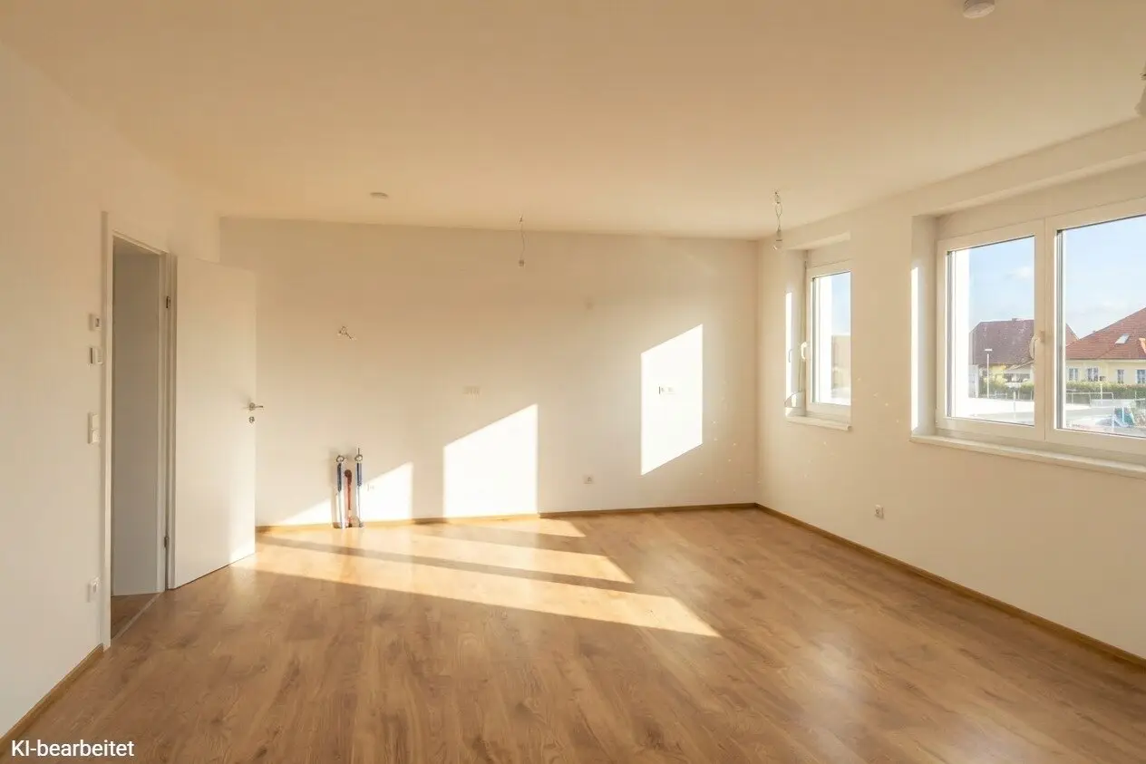 Moderne geförderte Wohnung mit ostseitigen Balkon