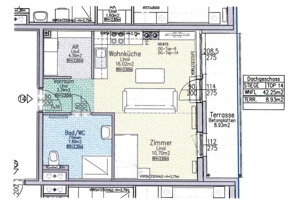 BETREUBARES WOHNEN: Schöne Dachterrassenwohnung
