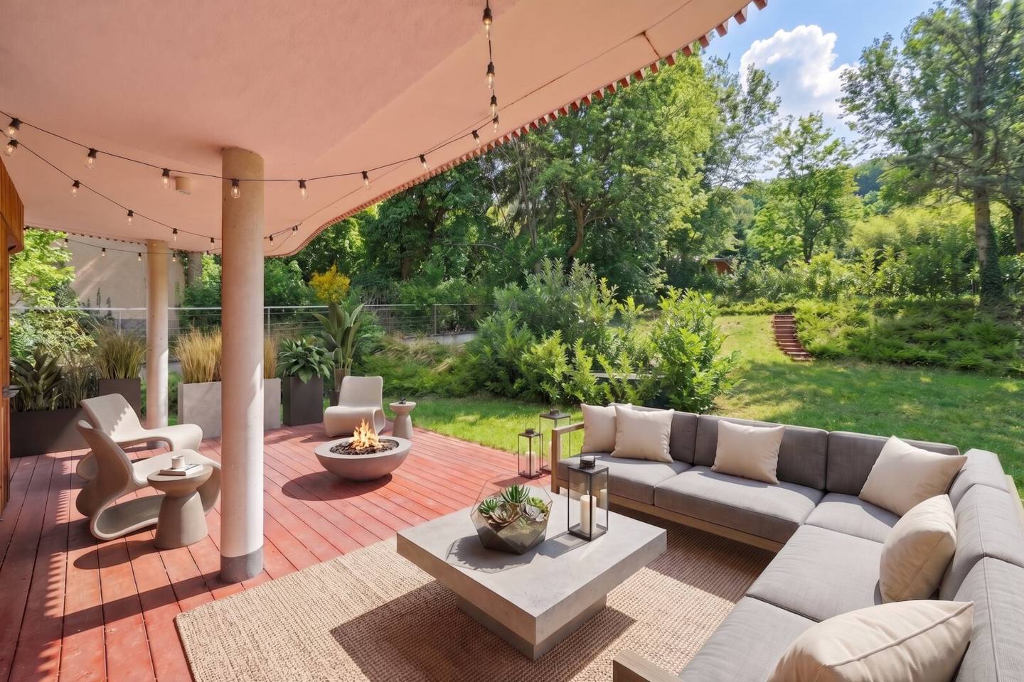 Stilvolle Gartenwohnung mit Pool nahe dem Wienerwald