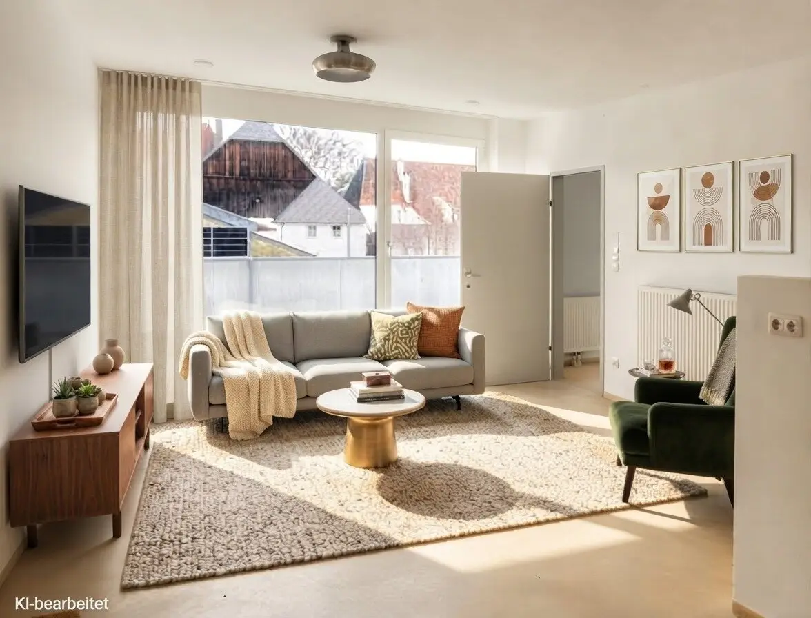 BETREUBARES WOHNEN: helle Wohnung mit zwei Dachterrasse