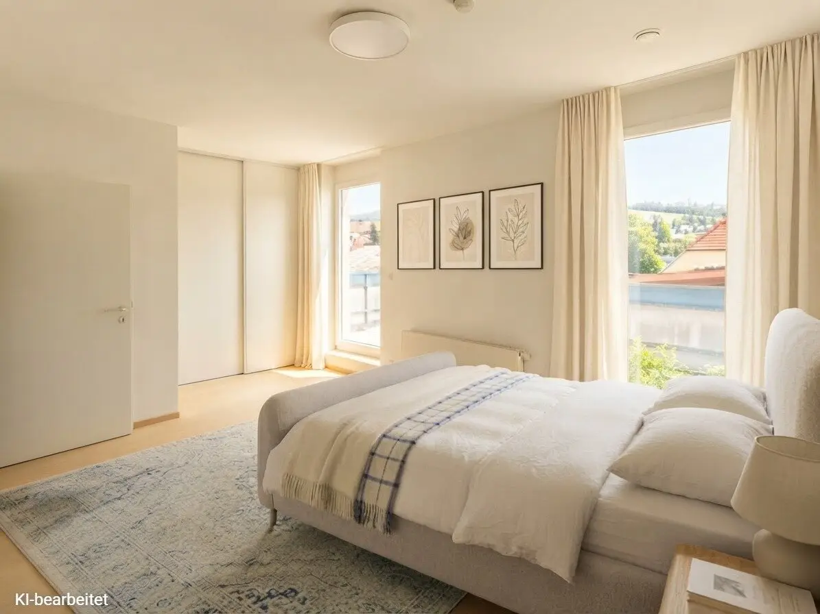 BETREUBARES WOHNEN: helle Wohnung mit zwei Dachterrasse
