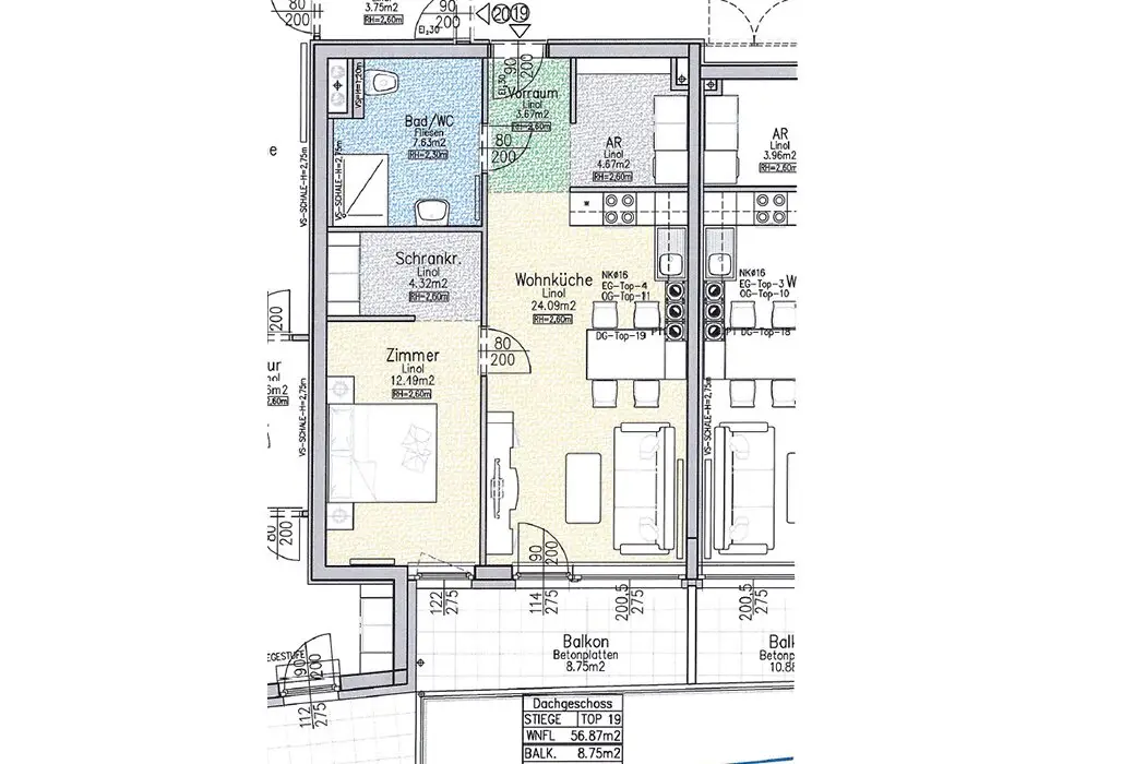 BETREUBARES WOHNEN: Helle Wohnung mit Ausblick