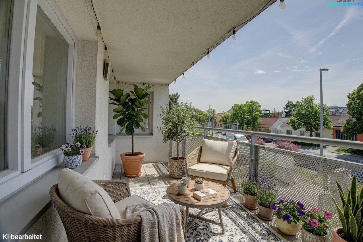 Charmante 3-Zimmer-Wohnung mit Loggia in Wien Essling