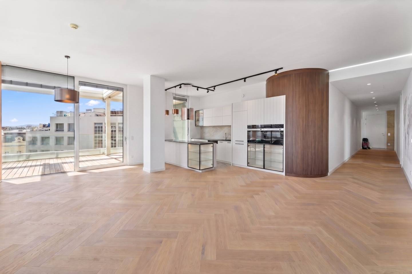 Premium-Apartment beim Stadtpark mit Dachterrasse und beindruckendem Blick über Wien
