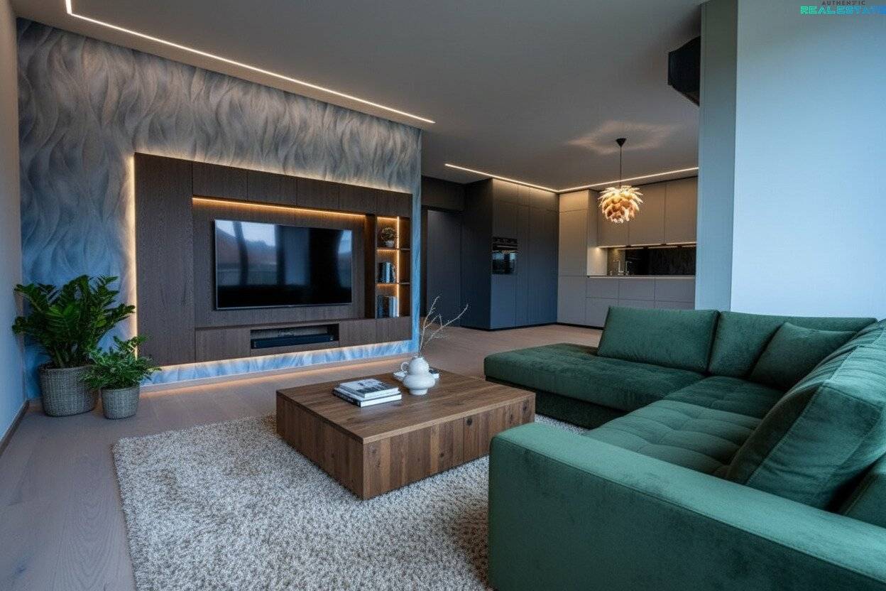 Urbane Designerwohnung mit allem was das Herz begehrt - Maßeinbaumöbel, Klimaanlage, Solarpaneele, und vieles mehr.