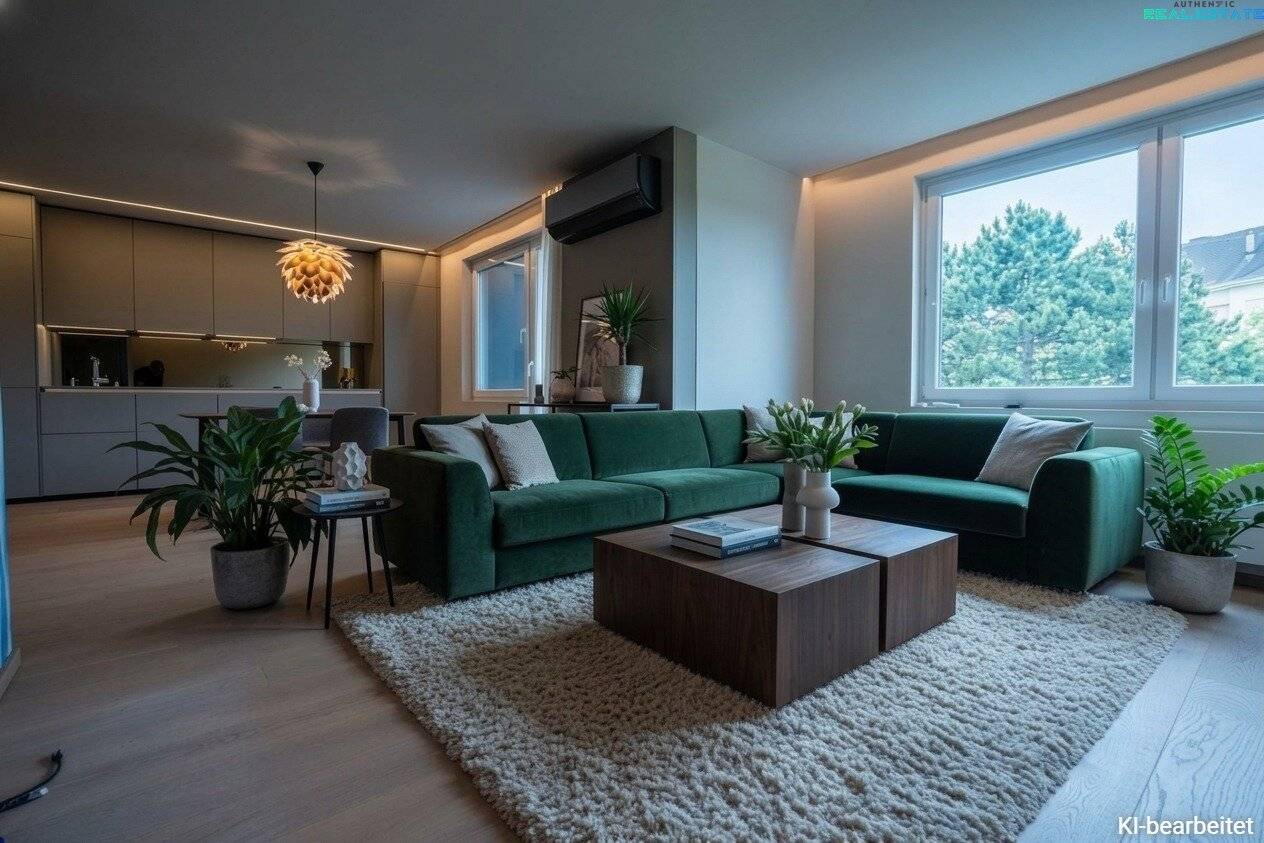 Urbane Designerwohnung mit allem was das Herz begehrt - Maßeinbaumöbel, Klimaanlage, Solarpaneele, und vieles mehr.
