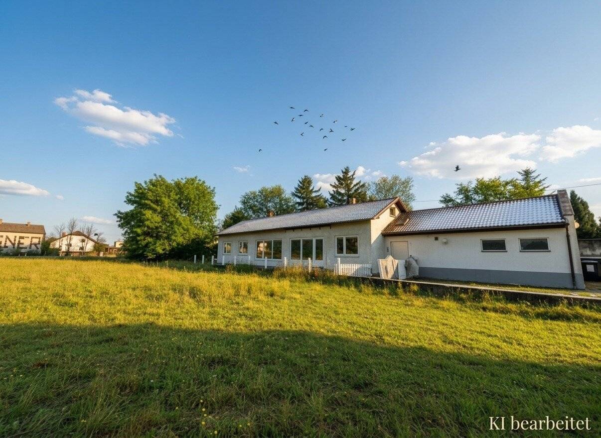 Neuer Preis! Bad Vöslau! Sanierungsbedürftiger entkernter Bungalow zum Kauf mit großem Garten!