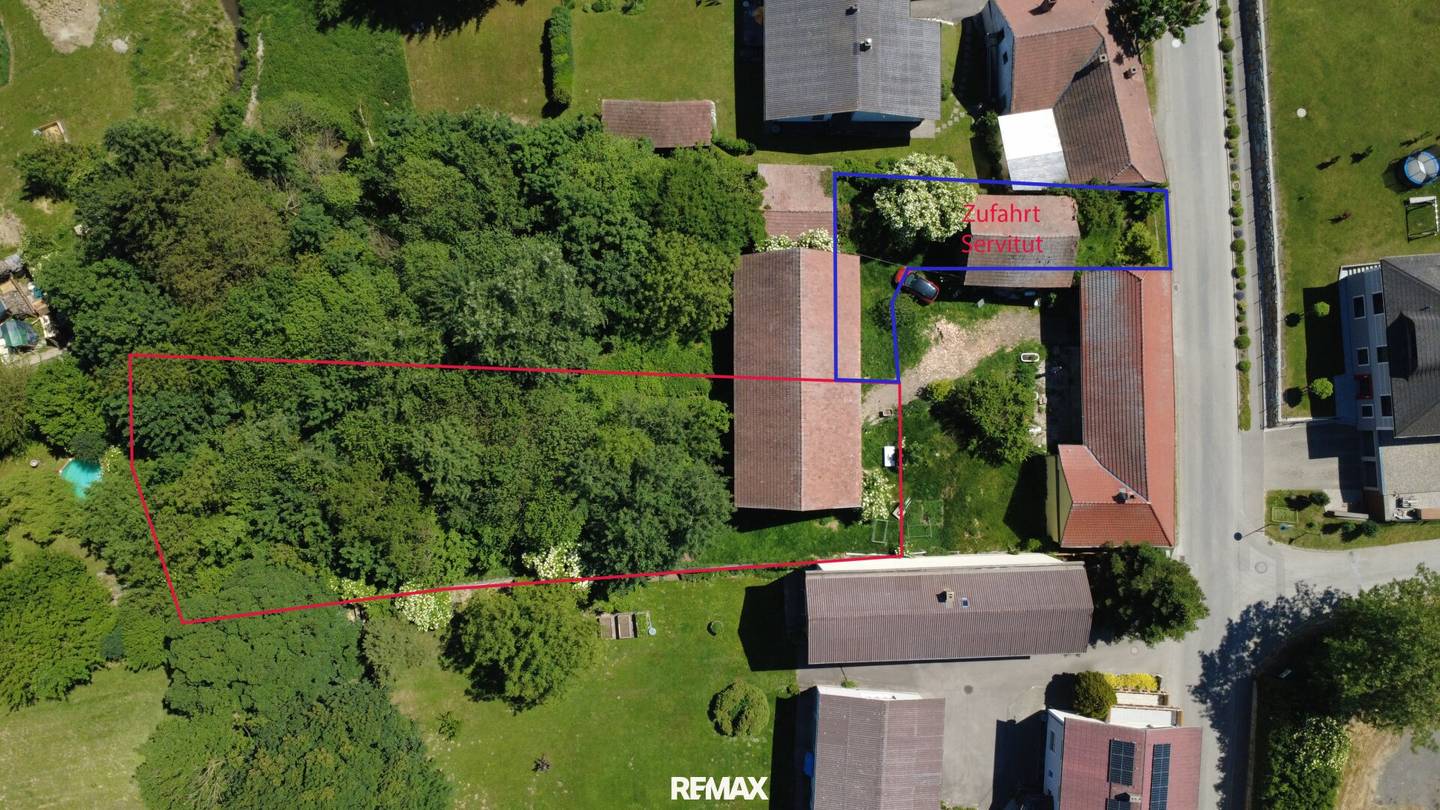 Grundstück mit vielfältigen Möglichkeiten – 600 m² Bauland und 695 m² Grünland