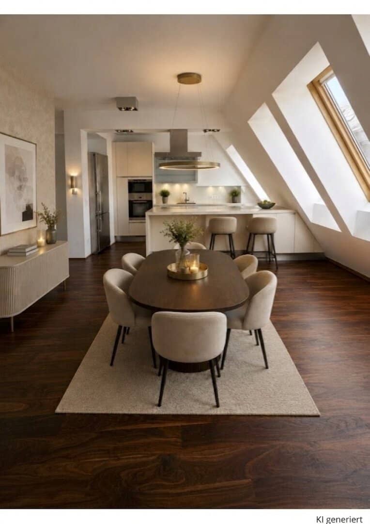 1080! Perfekt geschnittene 4-Zimmer-DG-Wohnung mit 2 Terrassen im Herzen des 8. Bezirks!