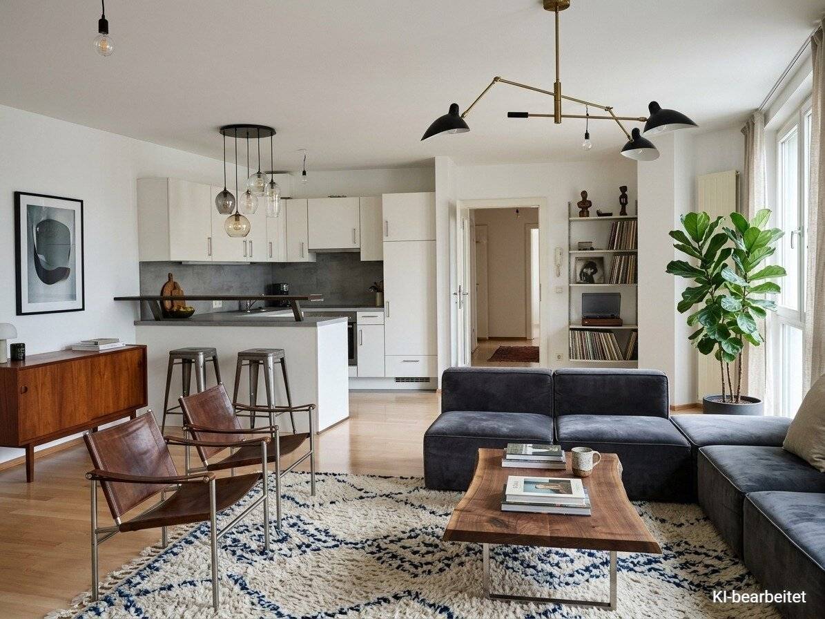 1040! Tolle 2-Zimmer Wohnung mit Gemeinschaftsterrasse