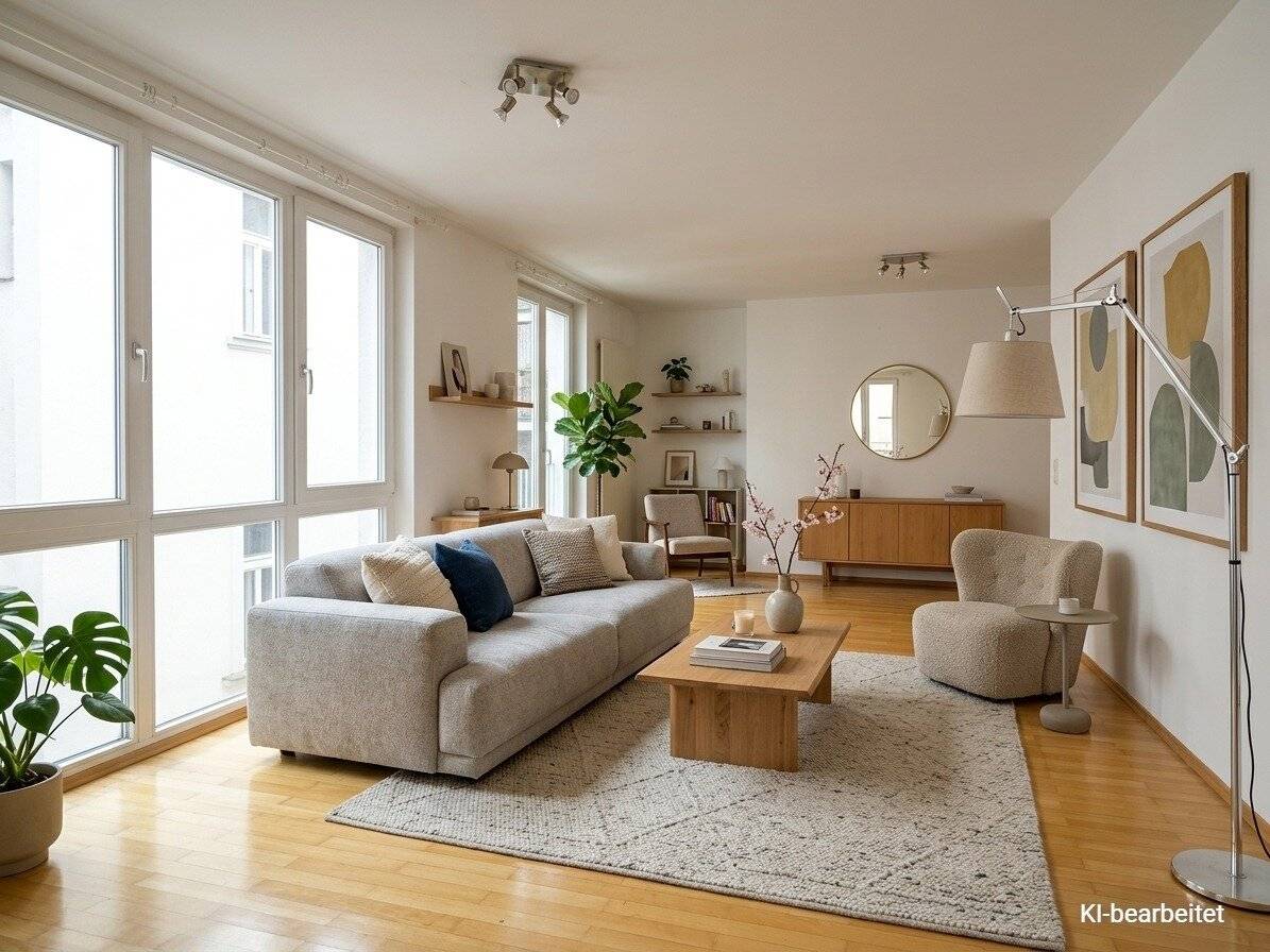 1040! Tolle 2-Zimmer Wohnung mit Gemeinschaftsterrasse