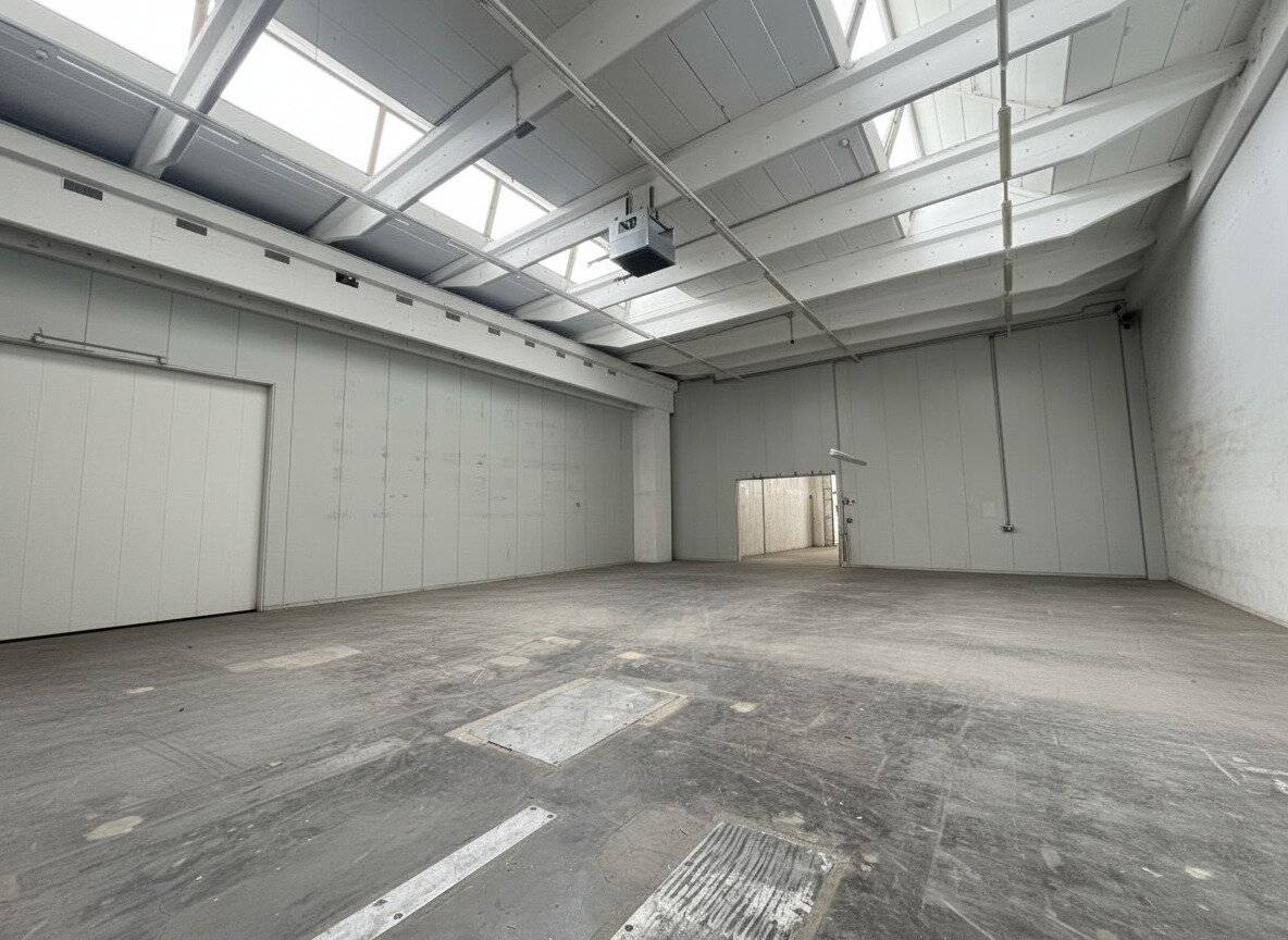 Gewerbepark Traiskirchen!  900 m² Halle mit Rampe und ebenerdiger Einfahrt für Gabelstapler! € 6,90 inkl allg. BK/m² netto!